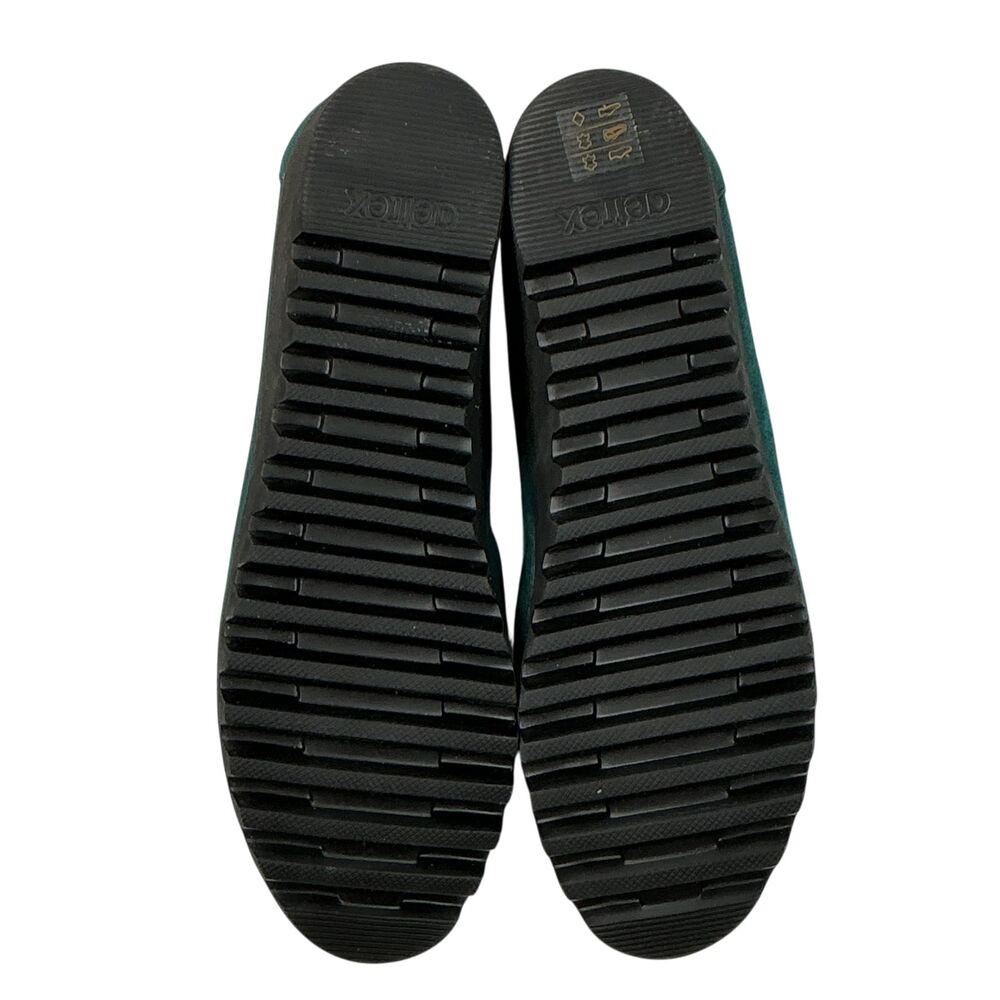 Aetrex Brianna Ballet Flat Womens EU37 US7 Aqua Nubuck Leather Comfort Shoes - Picture 11 of 12